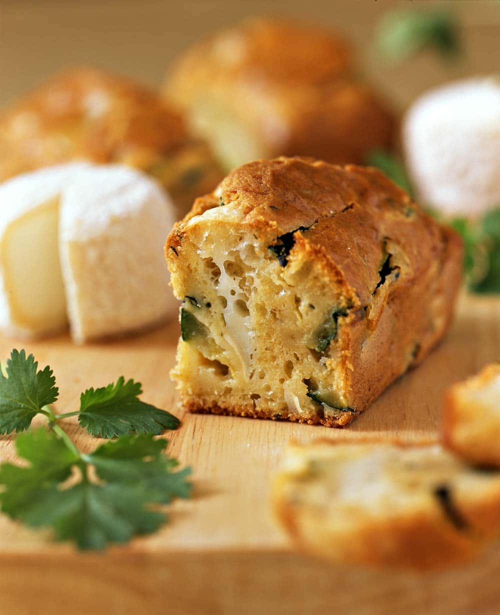 Cake aux courgettes et chèvre
