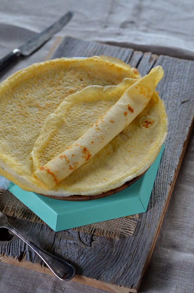 Crêpes maison au beurre