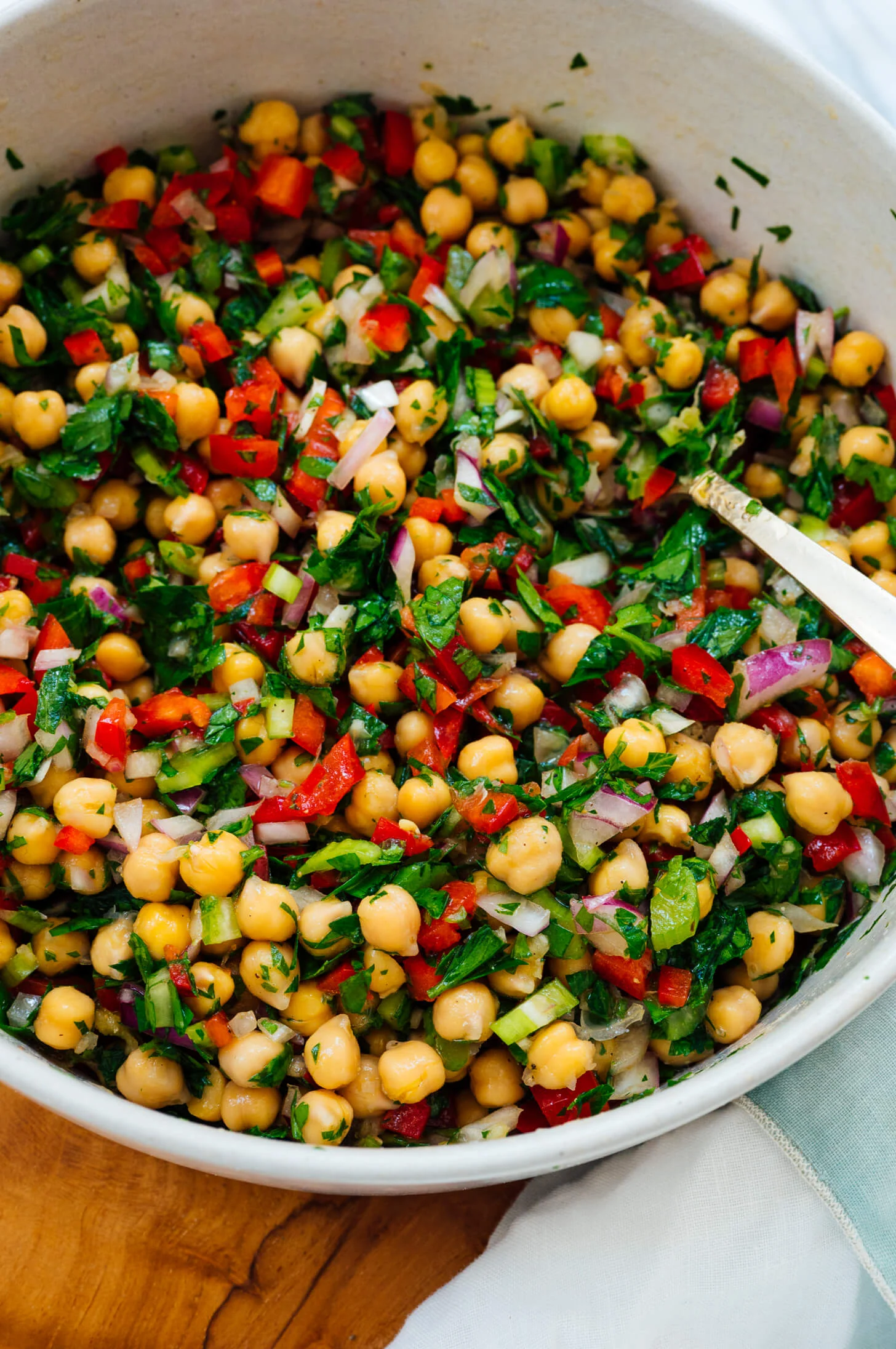 Salade de pois chiches au paprika fumé