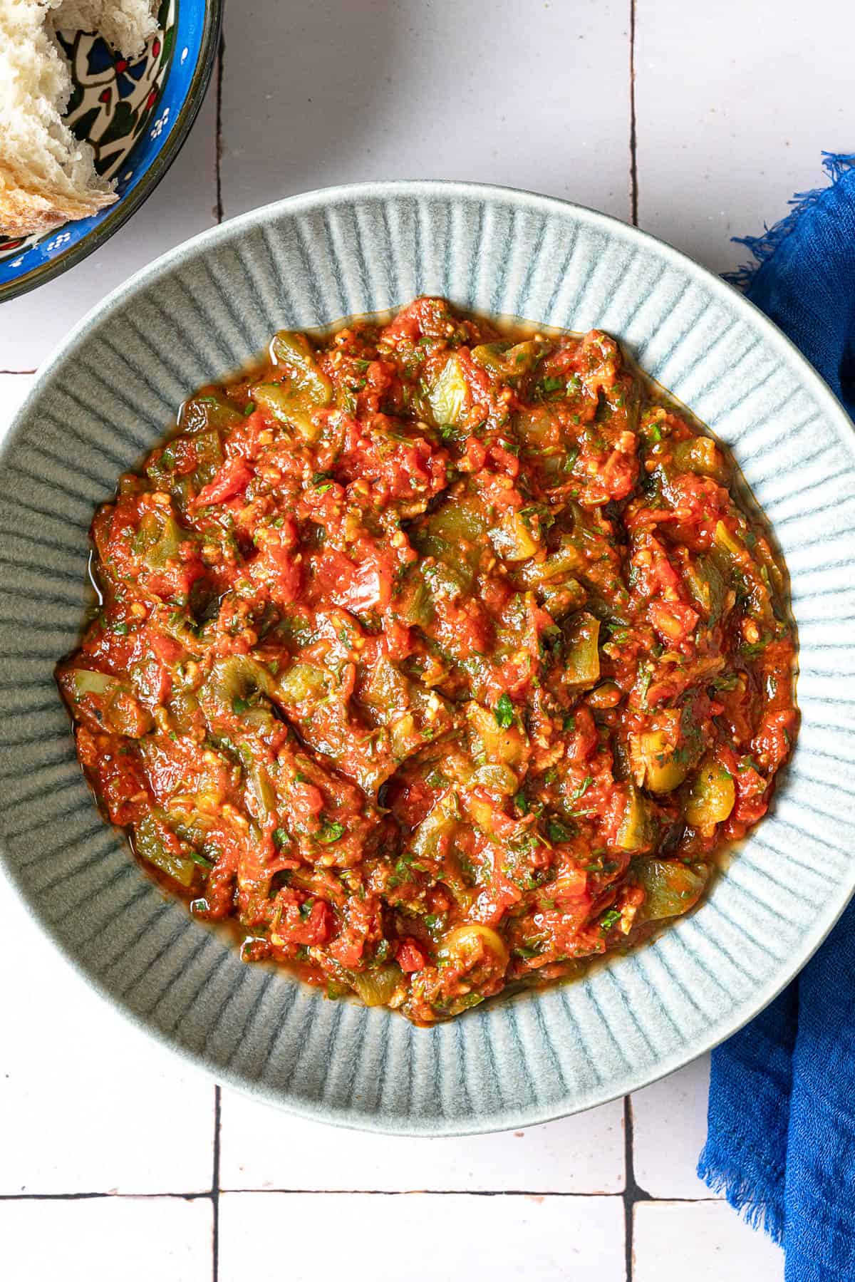 Taktouka (poivrons-tomates au cumin)