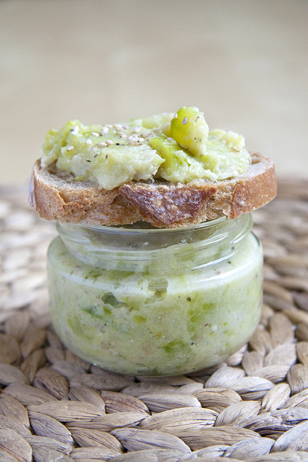 Terrine de courgette au sésame
